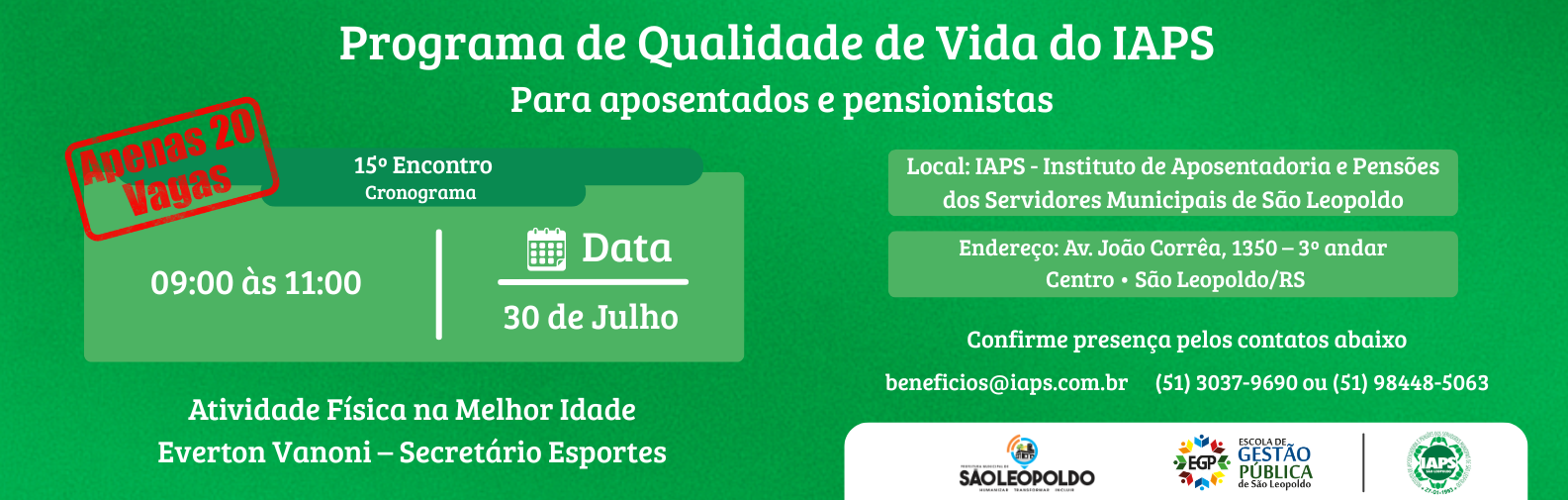 Atividade Física na Melhor Idade